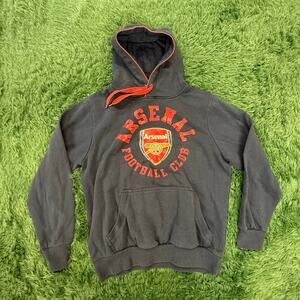Arsenal F.C. Blue | Red Sweatshirt Hoodie Size Small Soccer